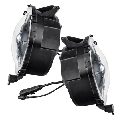 Oracle Jeep Wrangler JL Oculus Bi-LED Projector Headlights- Graphite Metallic - 5500K - B2B Diesel & Gas Service