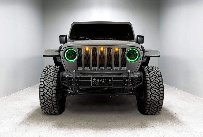 Oracle Oculus Bi-LED Projector Headlights for Jeep JL/Gladiator JT - w/ BC1 Controller - B2B Diesel & Gas Service