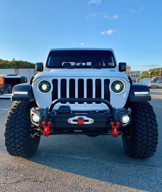 Oracle Jeep Wrangler JL Oculus Bi-LED Projector Headlights- Graphite Metallic - 5500K - B2B Diesel & Gas Service
