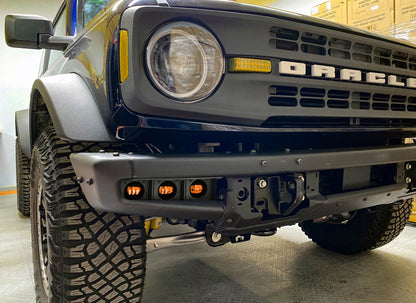 Oracle High 21-22 Ford Bronco Triple LED Fog Light kit for Steel Bumper - B2B Diesel & Gas Service