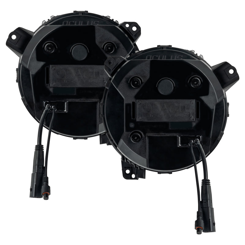 Oracle Jeep Wrangler JL Oculus Bi-LED Projector Headlights- Graphite Metallic - 5500K - B2B Diesel & Gas Service