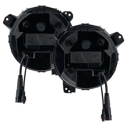 Oracle Jeep Wrangler JL Oculus Bi-LED Projector Headlights- Graphite Metallic - 5500K - B2B Diesel & Gas Service