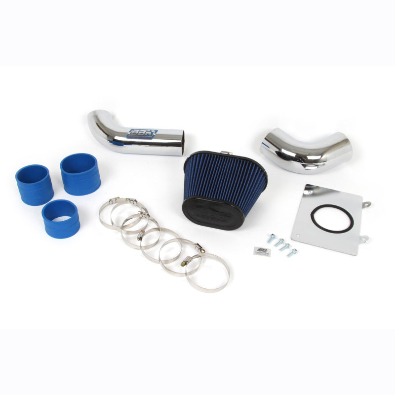 BBK 86-93 Mustang 5.0 Cold Air Intake Kit - Fenderwell Style - Chrome Finish - B2B Diesel & Gas Service