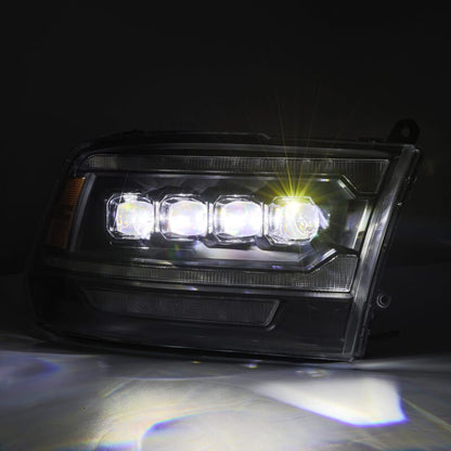 AlphaRex 09-18 Dodge Ram 2500 NOVA LED Proj Headlights Plank Style Design Black w/ Activation Light - B2B Diesel & Gas Service