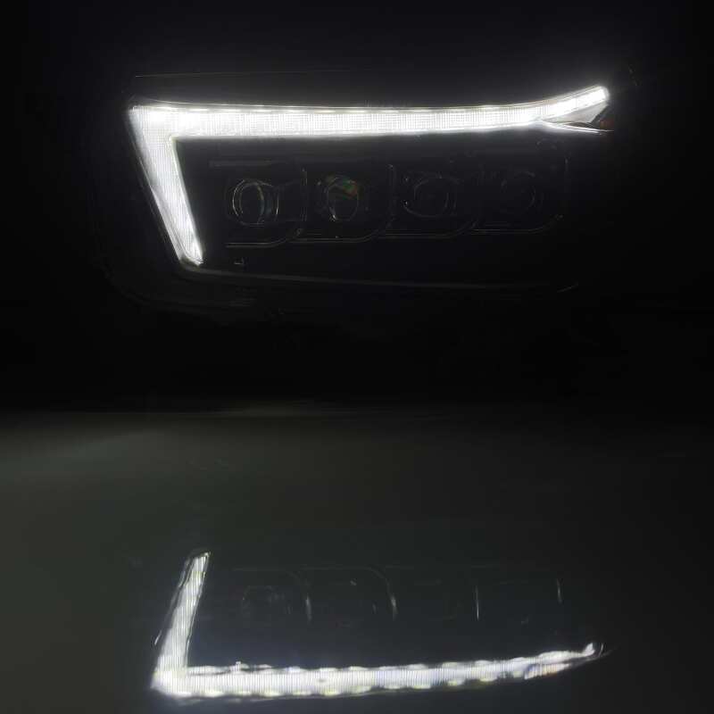 AlphaRex 10-13 Toyota 4Runner NOVA LED Projector Headlights Plank Style Black w/Seq Signal/DRL - B2B Diesel & Gas Service