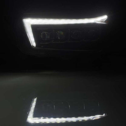 AlphaRex 10-13 Toyota 4Runner NOVA LED Projector Headlights Plank Style Black w/Seq Signal/DRL - B2B Diesel & Gas Service