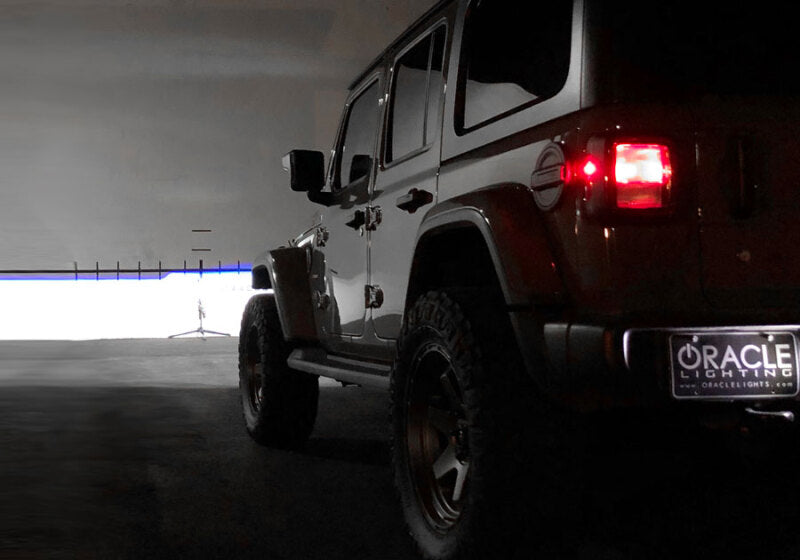 Oracle Jeep Wrangler JL Oculus Bi-LED Projector Headlights- Graphite Metallic - 5500K - B2B Diesel & Gas Service