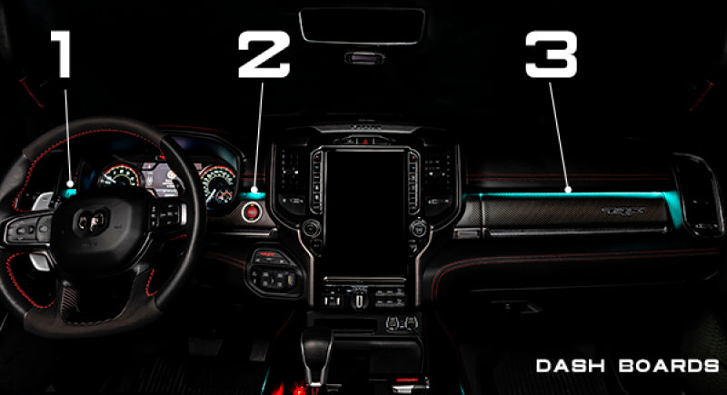 Oracle 19-22 RAM Complete Interior Ambient Lighting ColorSHIFT RGB Conversion Kit - B2B Diesel & Gas Service