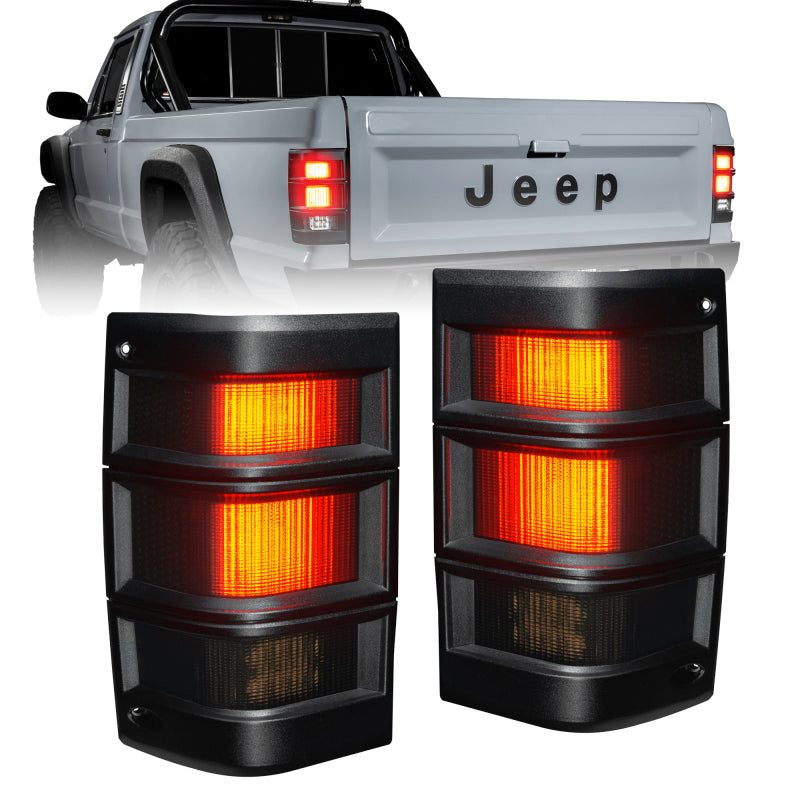 ORACLE Lighting Jeep Comanche MJ LED Tail Lights - Tinted Lens - B2B Diesel & Gas Service