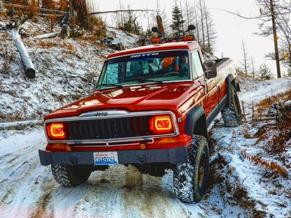 Oracle Pre-Installed Lights 7x6 IN. Sealed Beam - ColorSHIFT Halo - B2B Diesel & Gas Service
