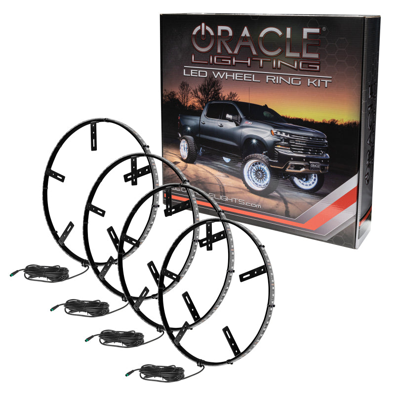 ORACLE Lighting LED Illuminated Wheel Rings - ColorSHIFT RGB+W - B2B Diesel & Gas Service
