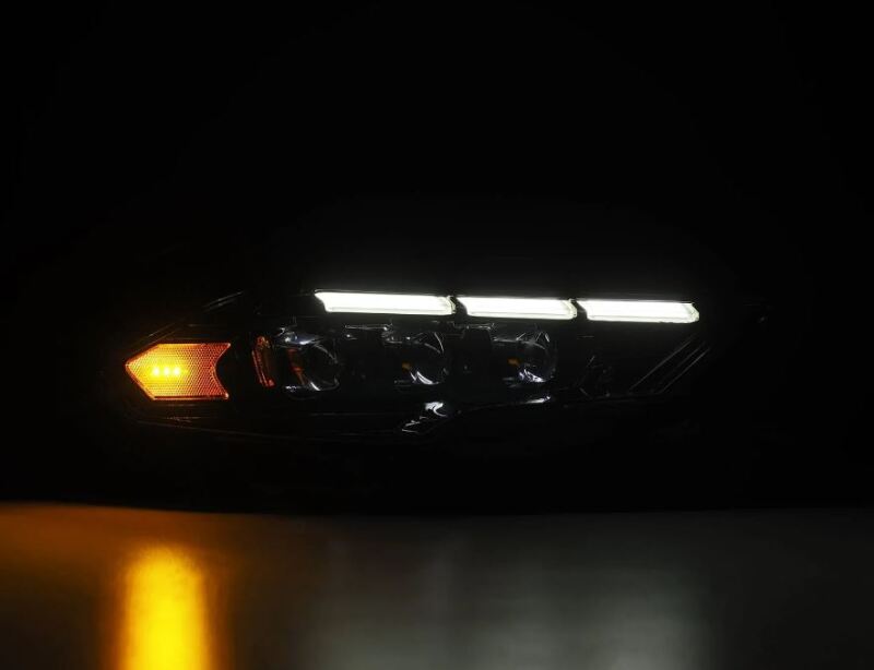 AlphaRex 18-20 Ford Mustang NOVA LED Proj Headlights Alpha-Black w/Activ Light/Seq Signal/Switch DRL - B2B Diesel & Gas Service