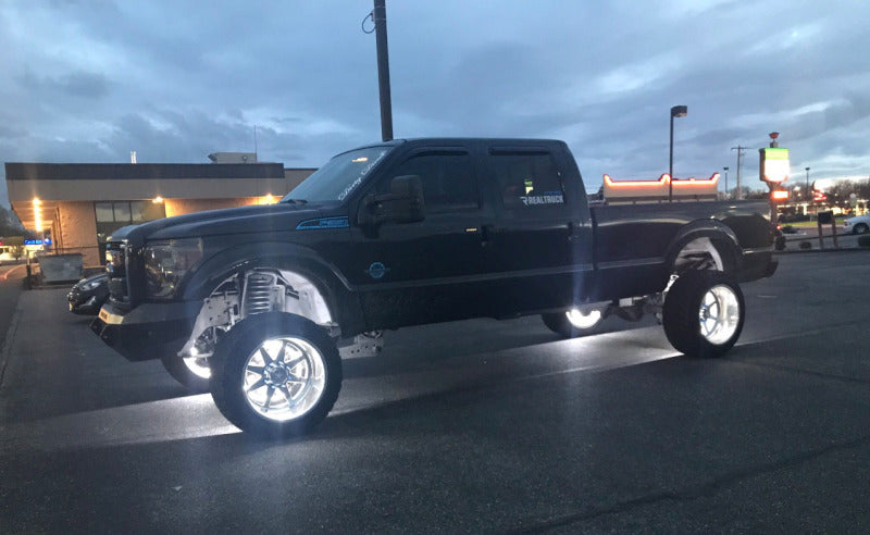 Oracle LED Illuminated Wheel Rings - Double LED - White - B2B Diesel & Gas Service