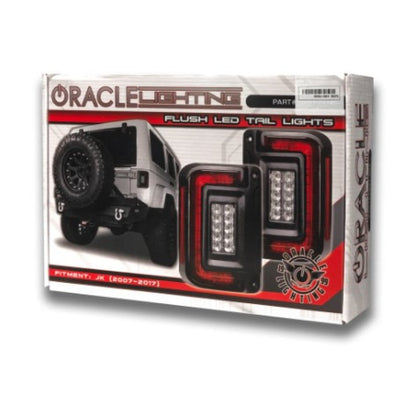 Oracle Lighting Jeep Wrangler JK Flush Mount LED Tail Lights - B2B Diesel & Gas Service