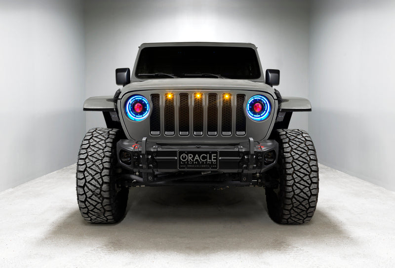 Oracle Oculus Bi-LED Projector Headlights for Jeep JL/Gladiator JT - w/ Simple Controller - B2B Diesel & Gas Service