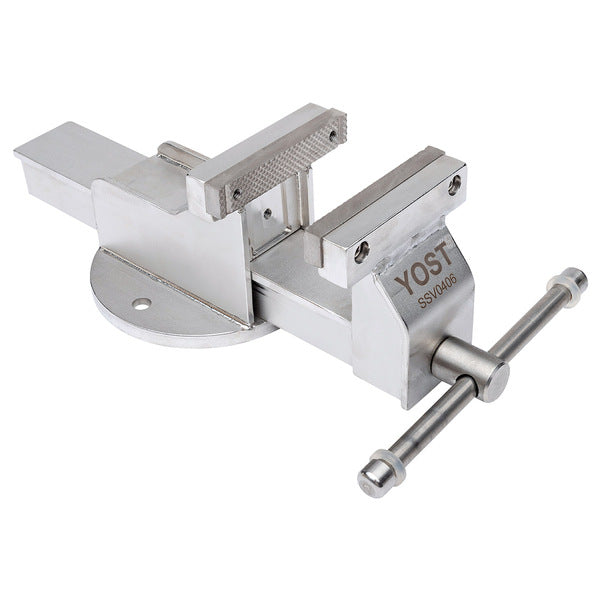Yost Model SSV-0406N 4 Inch Stainless Steel Vise Stationary Base 