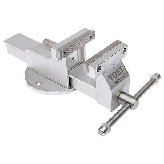 Yost Model SSV-0406N 4 Inch Stainless Steel Vise Stationary Base 