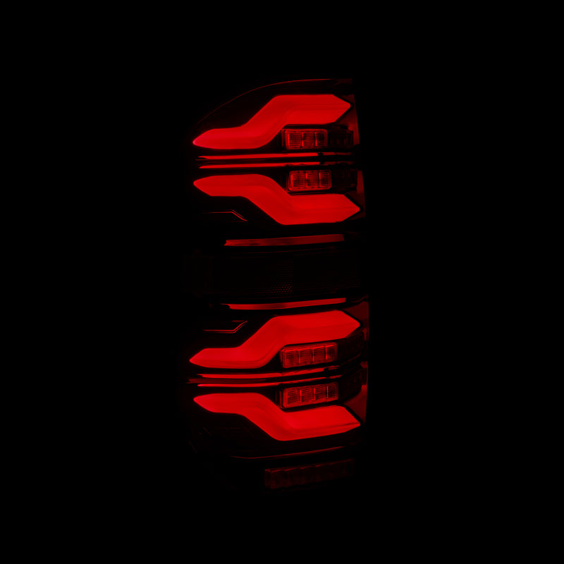 AlphaRex 14-21 Toyota Tundra LUXX LED Taillights Black/Red w/Activ Light/Seq Signal - B2B Diesel & Gas Service