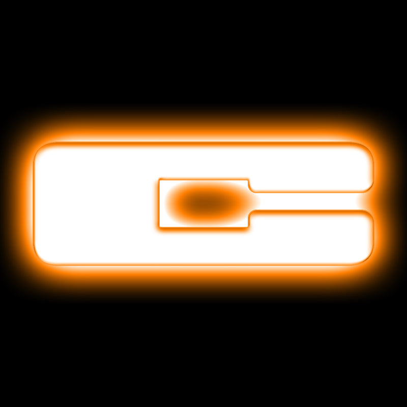 ORACLE Lighting Universal Illuminated LED Letter Badges - Matte Wht Surface Finish - C - B2B Diesel & Gas Service