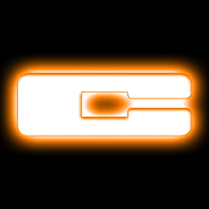 ORACLE Lighting Universal Illuminated LED Letter Badges - Matte Wht Surface Finish - C - B2B Diesel & Gas Service