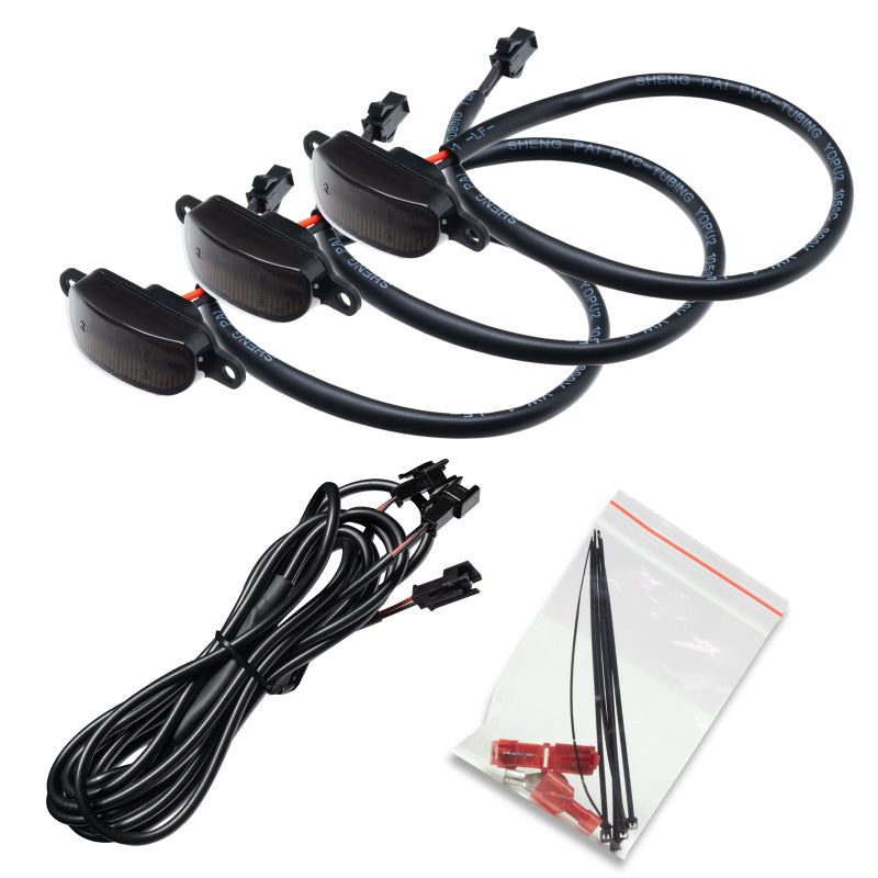 Oracle Universal Pre-Runner Style LED Grill Light Kit (New Style) - Amber w/Tinted Lens - B2B Diesel & Gas Service