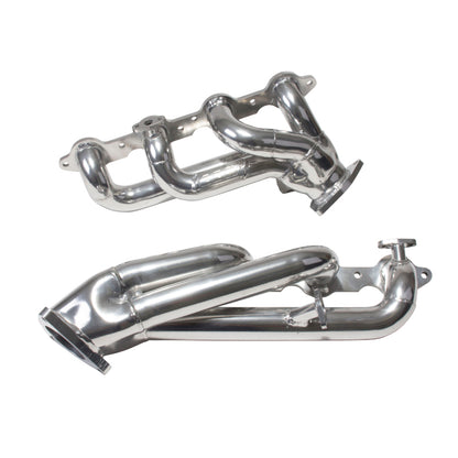BBK 99-04 GM Truck SUV 4.8 5.3 Shorty Tuned Length Exhaust Headers - 1-3/4 Silver Ceramic - B2B Diesel & Gas Service