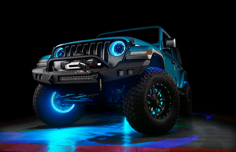 ORACLE Lighting LED Illuminated Wheel Rings - ColorSHIFT RGB+W - B2B Diesel & Gas Service