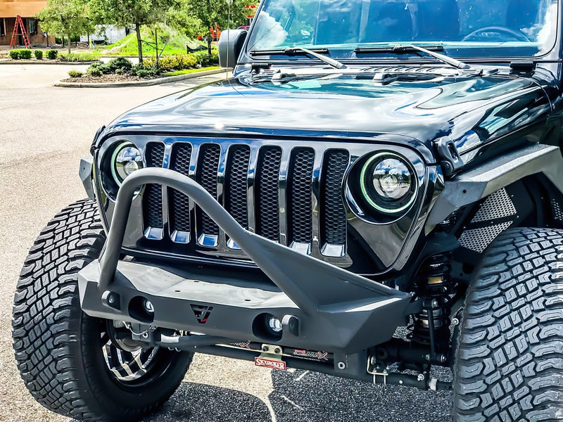 Oracle Jeep Wrangler JL Oculus Bi-LED Projector Headlights- Graphite Metallic - 5500K - B2B Diesel & Gas Service