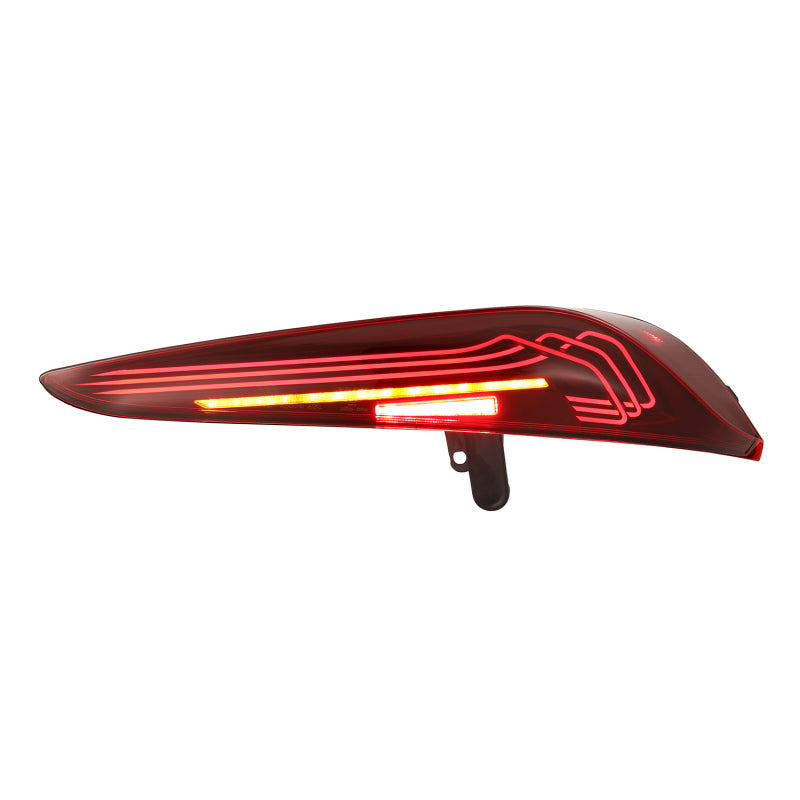 AlphaRex 20-24 Toyota Supra LUXX-Series Laser Style LED Tail Lights Black-Red - B2B Diesel & Gas Service