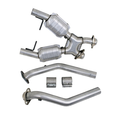BBK 96-98 Mustang 4.6 GT High Flow X Pipe With Catalytic Converters - 2-1/2 - B2B Diesel & Gas Service