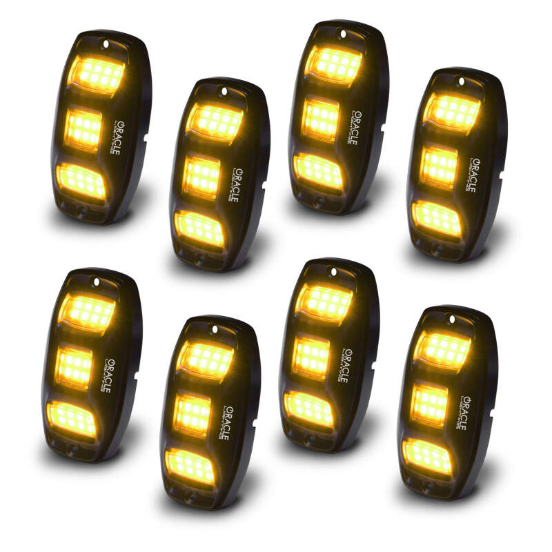 Oracle Underbody RGB+W Wheel Well Rock Light Kit - 8 PCS - ColorSHIFT - B2B Diesel & Gas Service