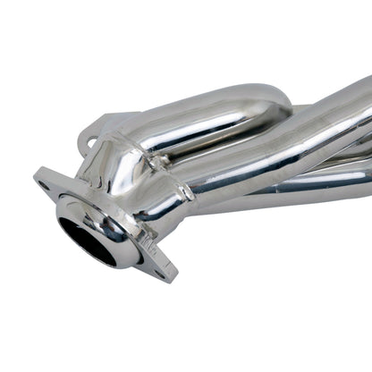 BBK 87-95 Ford F150 Truck 5.0 302 Shorty Unequal Length Exhaust Headers - 1-5/8 Silver Ceramic - B2B Diesel & Gas Service