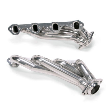 BBK 79-93 Mustang 5.0 Shorty Unequal Length Exhaust Headers - 1-5/8 Silver Ceramic - B2B Diesel & Gas Service