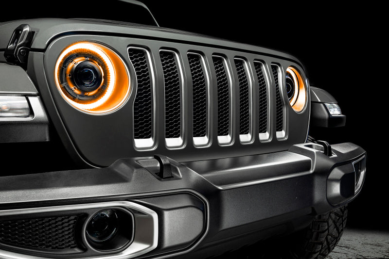 Oracle Jeep JL/Gladiator JT Oculus Bi-LED Projector Headlights - Amber/White Switchback - B2B Diesel & Gas Service