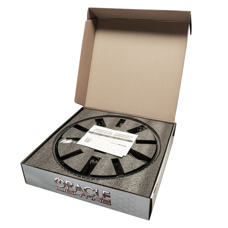 Oracle LED Illuminated Wheel Rings - ColorSHIFT - 15in. - ColorSHIFT No Remote - B2B Diesel & Gas Service