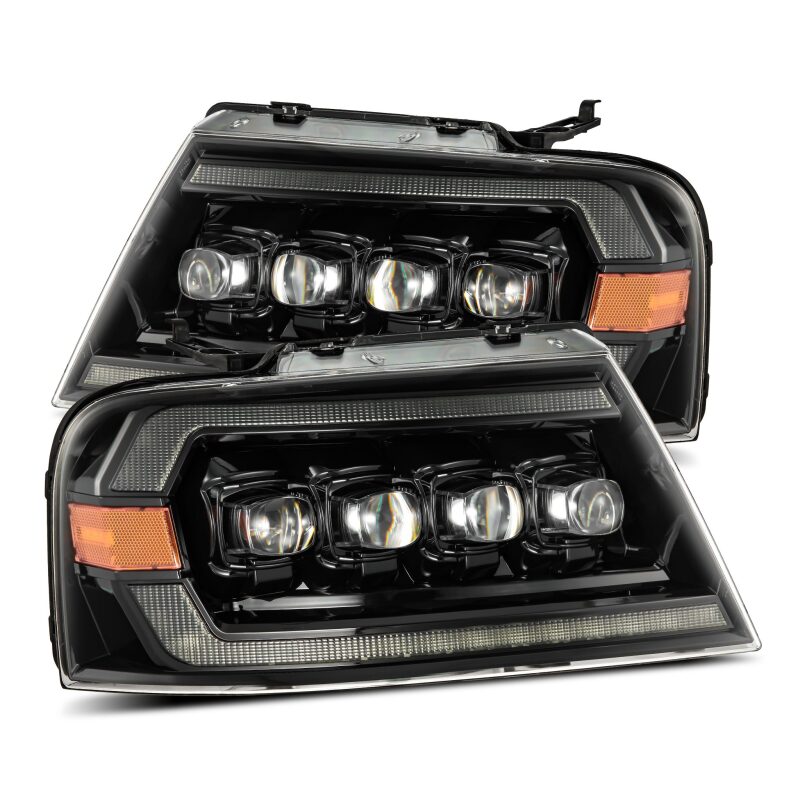 AlphaRex 04-08 Ford F-150 (No 2004 Heritage) NOVA-Series LED Proj HL Chrome w/Actv Light / Seq. Sig - B2B Diesel & Gas Service