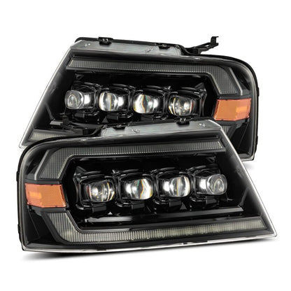 AlphaRex 04-08 Ford F-150 (No 2004 Heritage) NOVA-Series LED Proj HL Chrome w/Actv Light / Seq. Sig - B2B Diesel & Gas Service