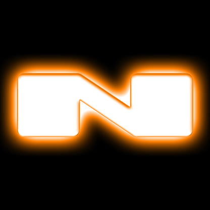 ORACLE Lighting Universal Illuminated LED Letter Badges - Matte Wht Surface Finish - N - B2B Diesel & Gas Service