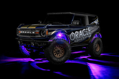 Oracle Underbody RGB+W Wheel Well Rock Light Kit - 8 PCS - ColorSHIFT - B2B Diesel & Gas Service