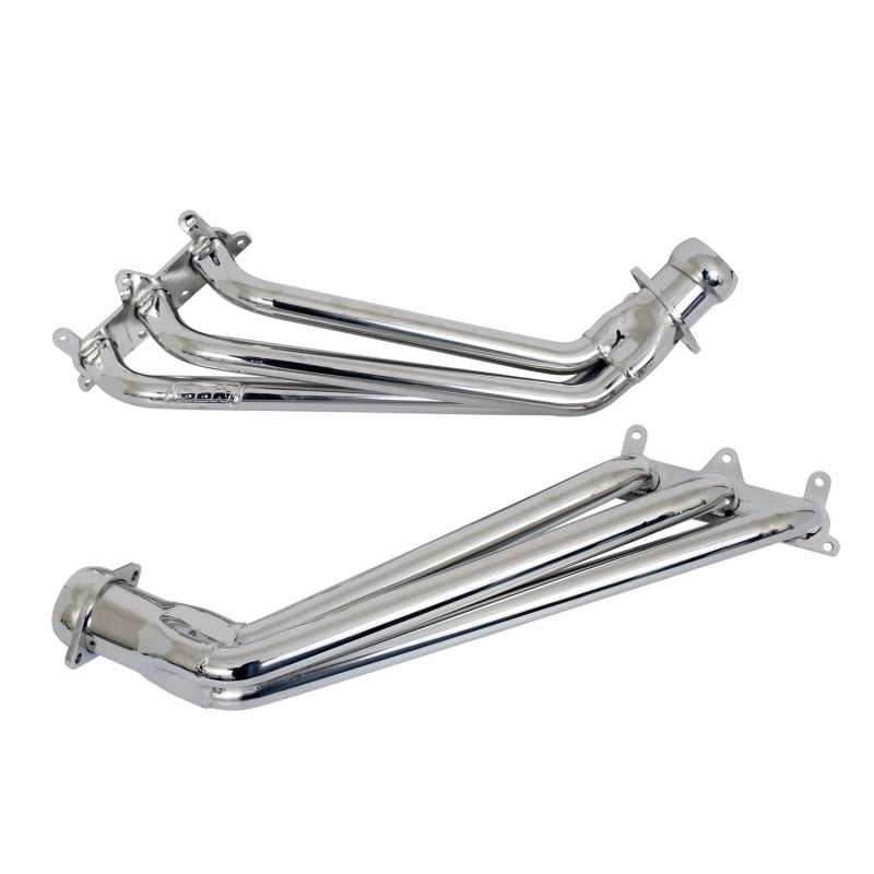 BBK 10-11 Camaro V6 Long Tube Exhaust Headers With Converters - 1-5/8 Chrome - B2B Diesel & Gas Service