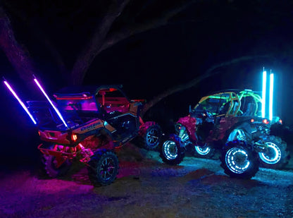 Oracle Off-Road 4ft LED Whip - ColorSHIFT - B2B Diesel & Gas Service