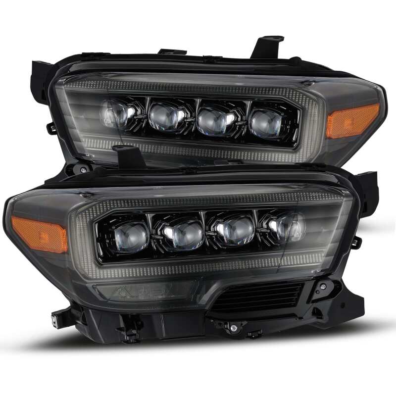 AlphaRex 16-20 Toyota Tacoma NOVA LED Projector Headlight Plank Style Alpha Black w/Activation Light - B2B Diesel & Gas Service