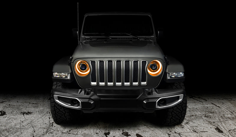 Oracle Jeep JL/Gladiator JT Oculus Bi-LED Projector Headlights - Amber/White Switchback - B2B Diesel & Gas Service