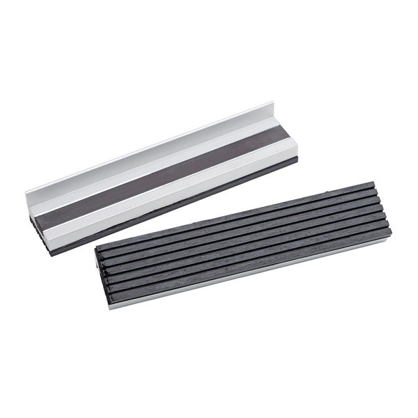 Yost Model MR-355 5-1/2 Inch Magnetic Aluminum Jaw Cap with Rubber Surface 