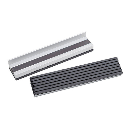 Yost Model MR-355 5-1/2 Inch Magnetic Aluminum Jaw Cap with Rubber Surface 