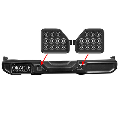 Oracle Rear Bumper LED Reverse Lights for Jeep Wrangler JL - 6000K - B2B Diesel & Gas Service