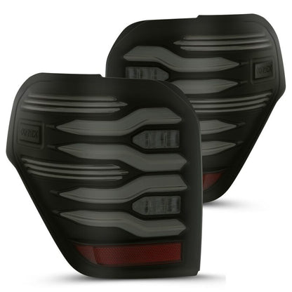 AlphaRex 10-21 Toyota 4Runner LUXX LED Taillights Blk w/Activ Light/Seq Signal - B2B Diesel & Gas Service