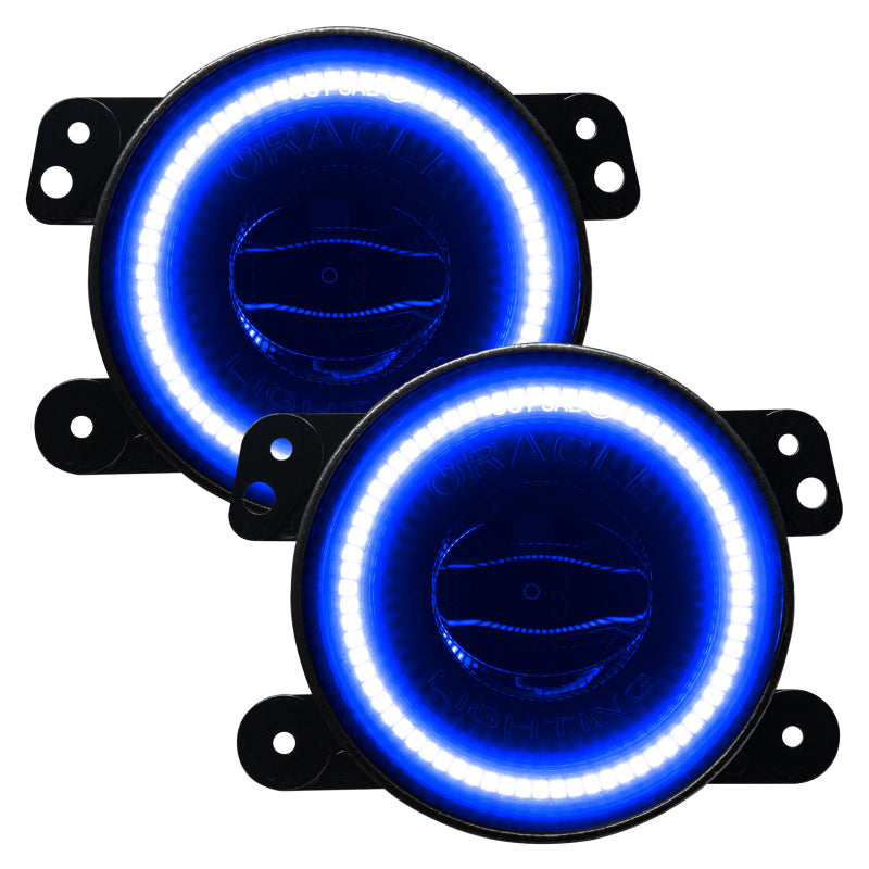 Oracle Jeep Wrangler JK/JL/JT High Performance W LED Fog Lights - ColorSHIFT - Dynamic - B2B Diesel & Gas Service
