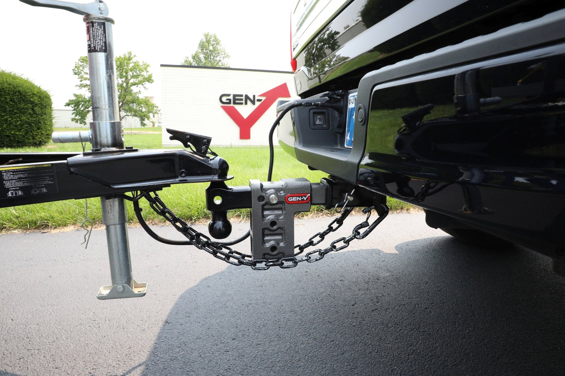 MEGA-DUTY 2.5" Shank 6" Drop 3.5K TW 32K Hitch with Dual-Ball & Pintle Lock GH-1623 - B2B Diesel and Gas Service