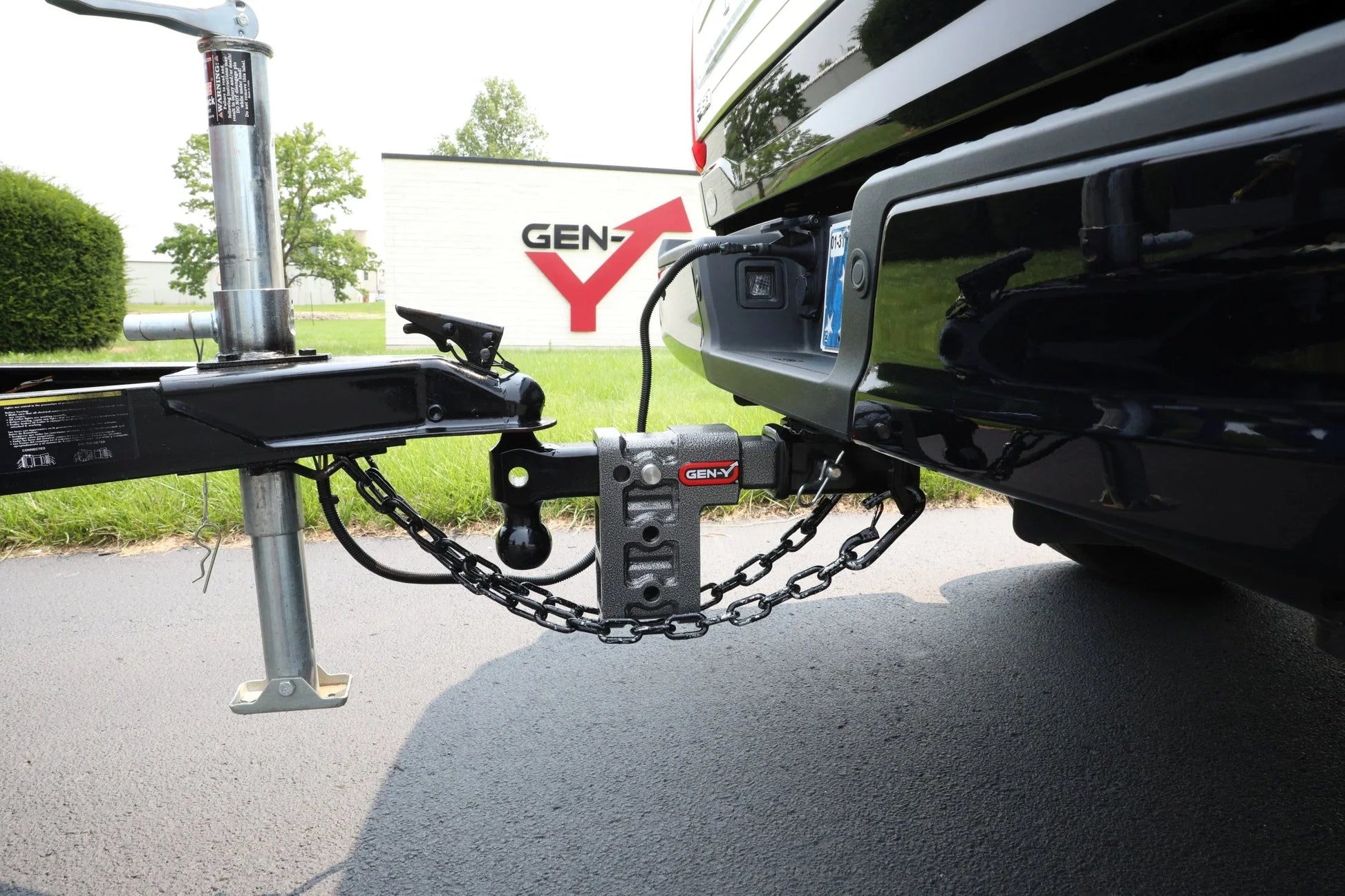 MEGA-DUTY 2.5" Shank 9" Drop 3.5K TW 32K Hitch with Dual-Ball & Pintle Lock GH-1624 - B2B Diesel and Gas Service